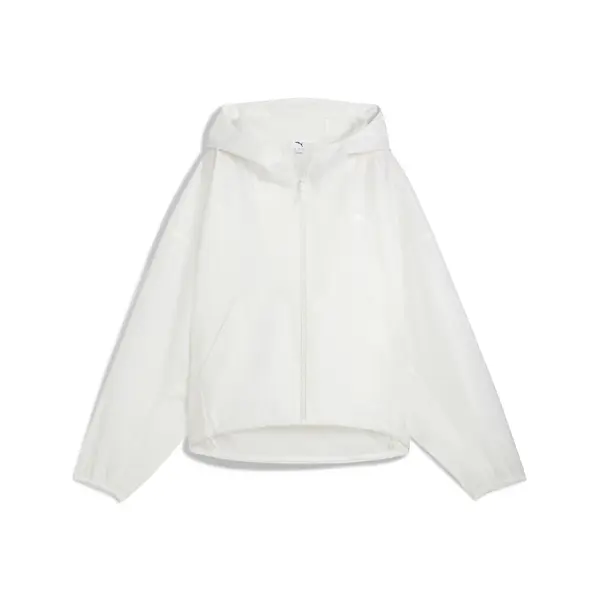 PUMA Oversized UV Wind Jacket Beyaz Kadın Ceket