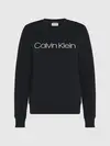 Calvin Klein CORE LOGO LS SWEATSH Kadın Siyah Sweatshirt