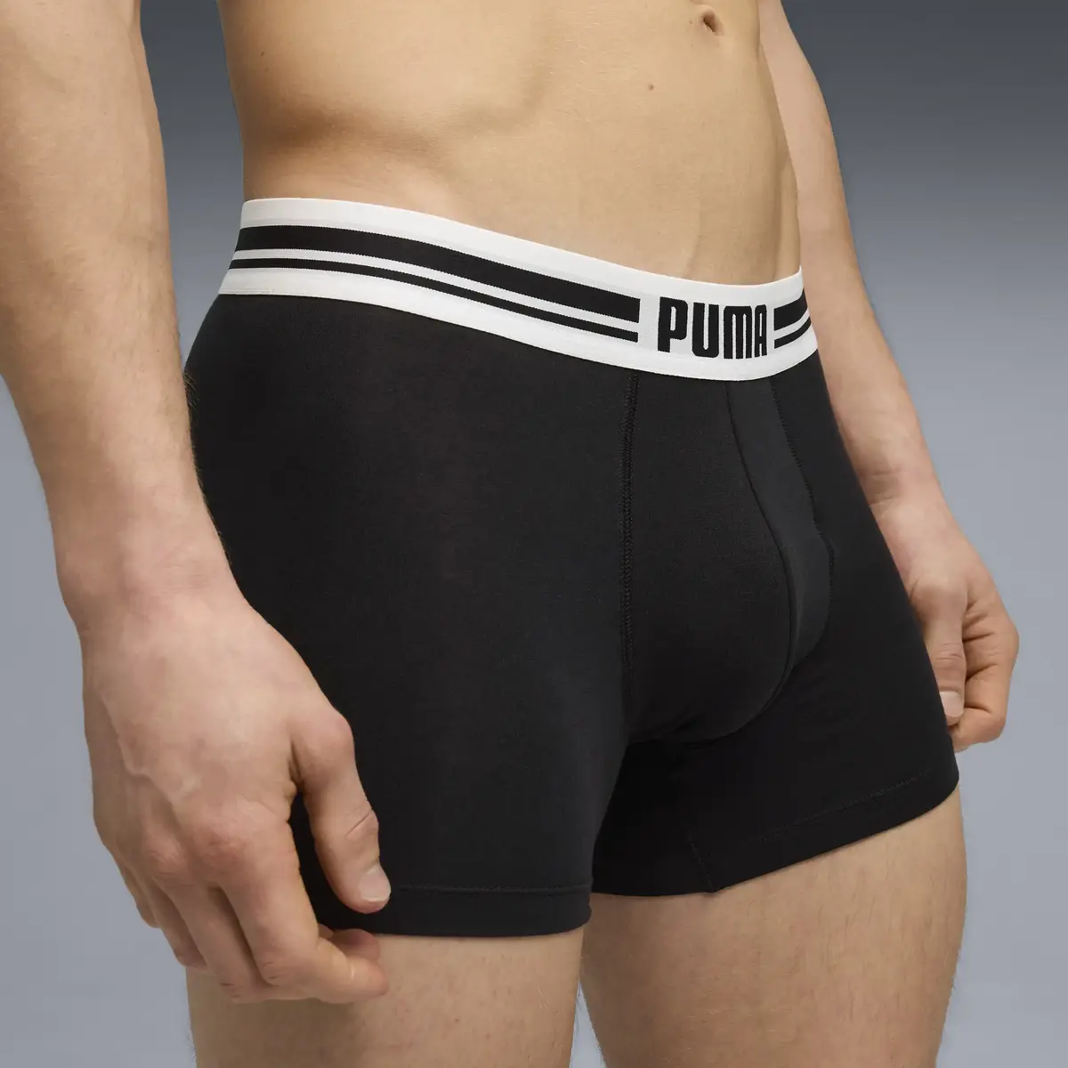 PUMA MEN EVERYDAY PLACED LOG Siyah Erkek 2'li Boxer