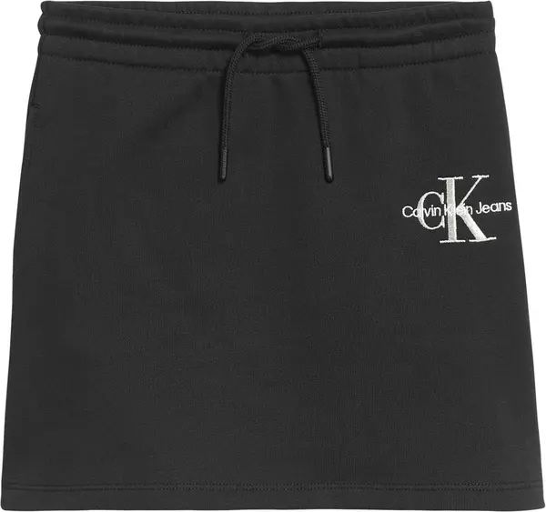 Calvin Klein MONOGRAM OFF PLACED Kadın Siyah Etek