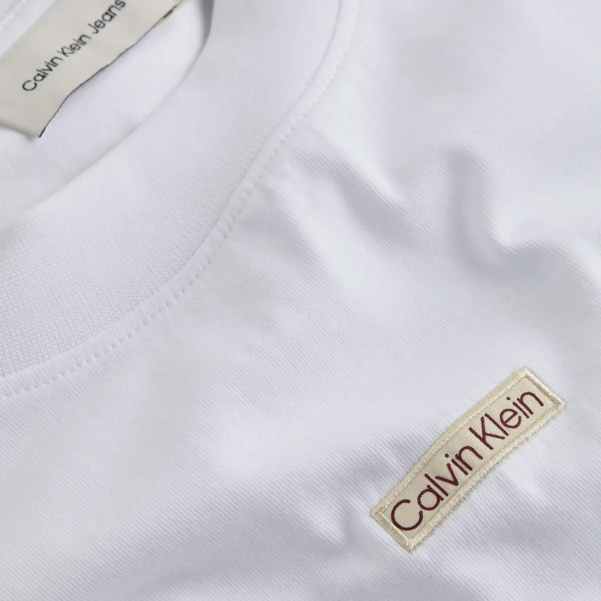 Calvin Klein Beyaz Kadın T-Shirt & Polo