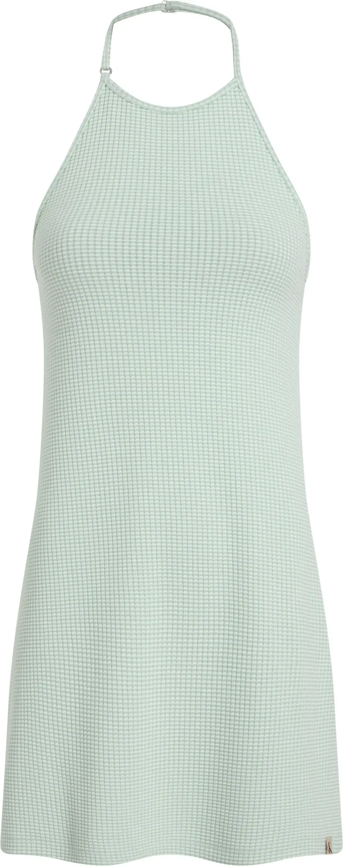 Calvin Klein WAFFLE TEXTURE HALTE, CDV Yeşil Kadın Elbise-Etek