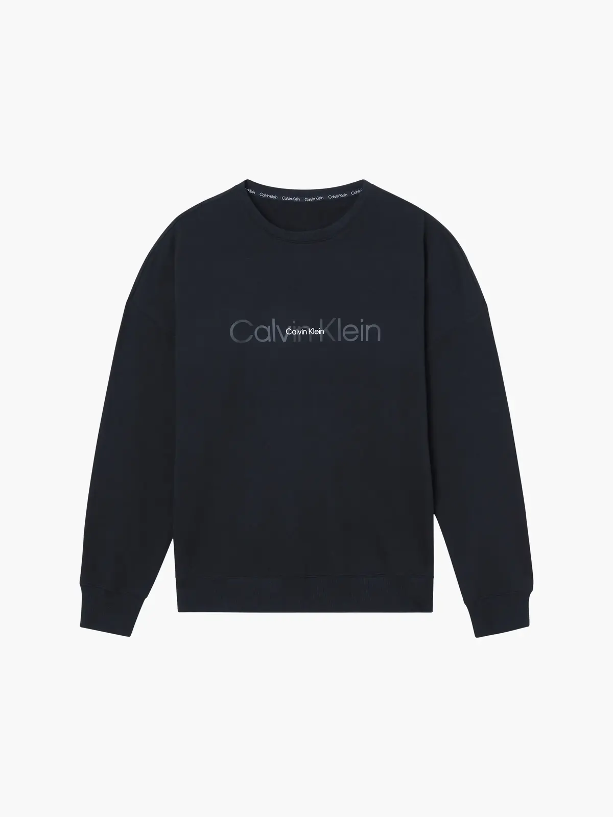 Calvin Klein L/S SWEATSHIRT Erkek Siyah Sweatshirt