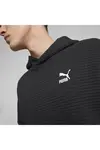 Puma Classics Quilted Hoodie Siyah Erkek Hoodie