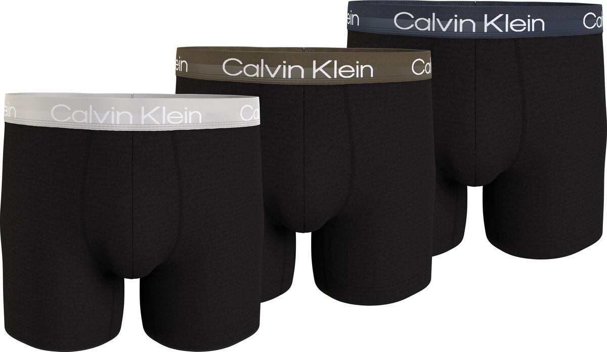 Calvin Klein BOXER BRIEF 3PK Erkek Siyah Boxer Set