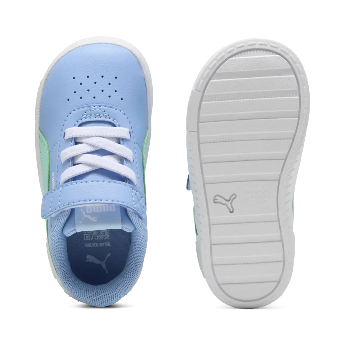Puma Jola Colorful Rainbow AC+Inf Mavi Bebek Spor Ayakkabı