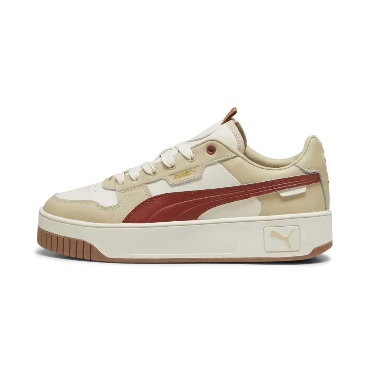 Puma Carina Street Lux Bej Kadın Günlük Spor Ayakkabı
