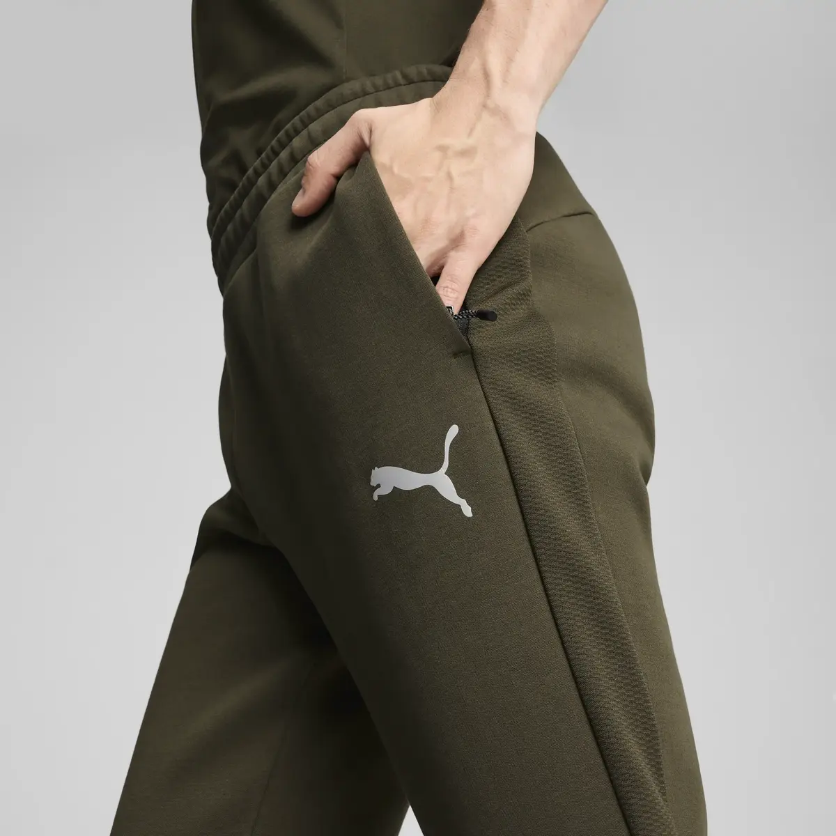 Puma EVOSTRIPE Pants Yeşil Erkek Eşofman Altı
