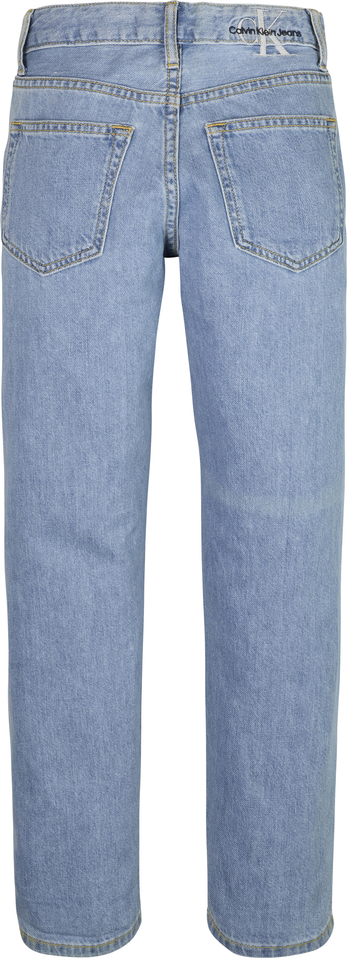 Calvin Klein BARREL UTILITY BLUE Kadın Mavi Kot Pantolon