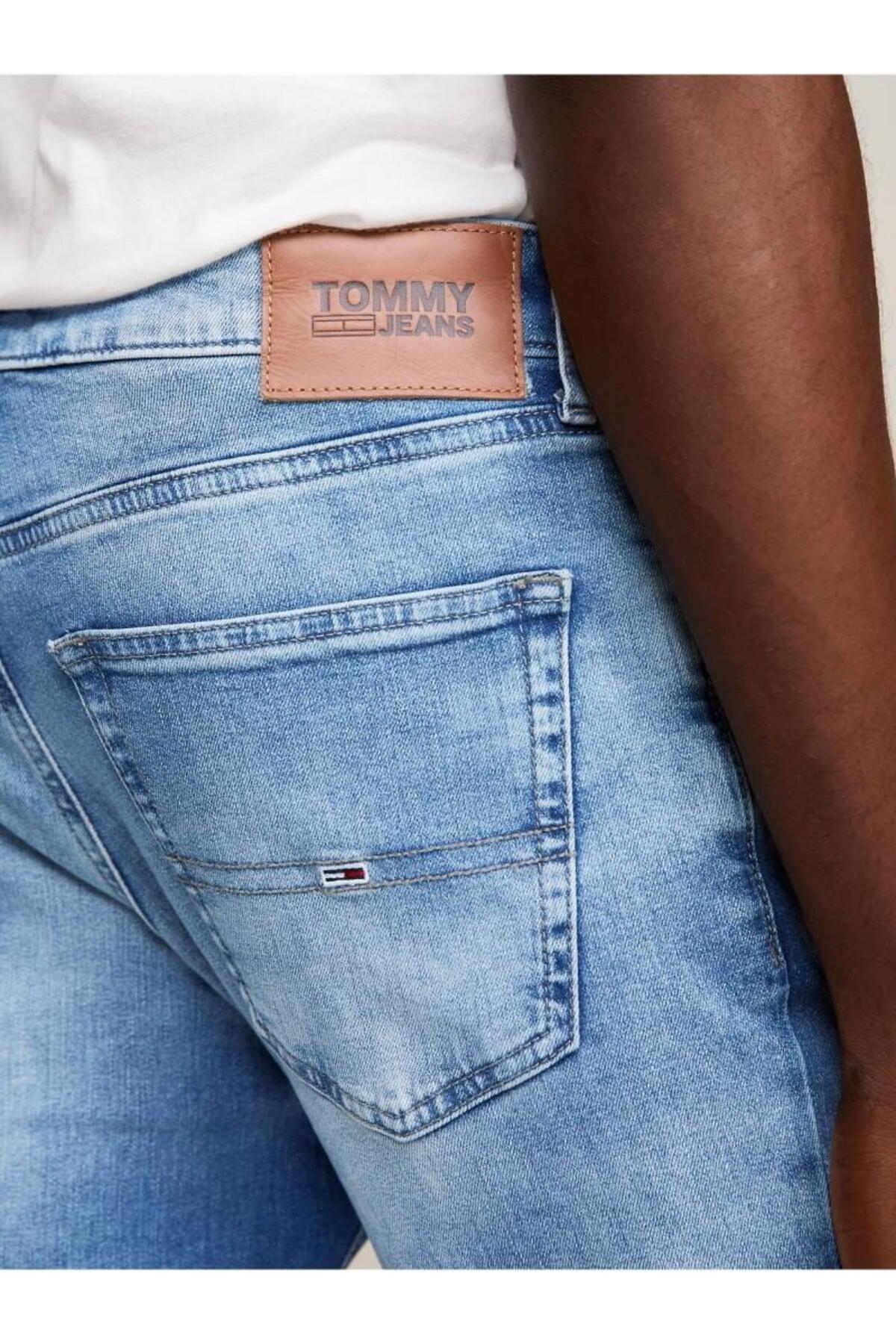 Tommy Hilfiger SCANTON SLIM Mavi Erkek Slim Fit Kot Pantolon