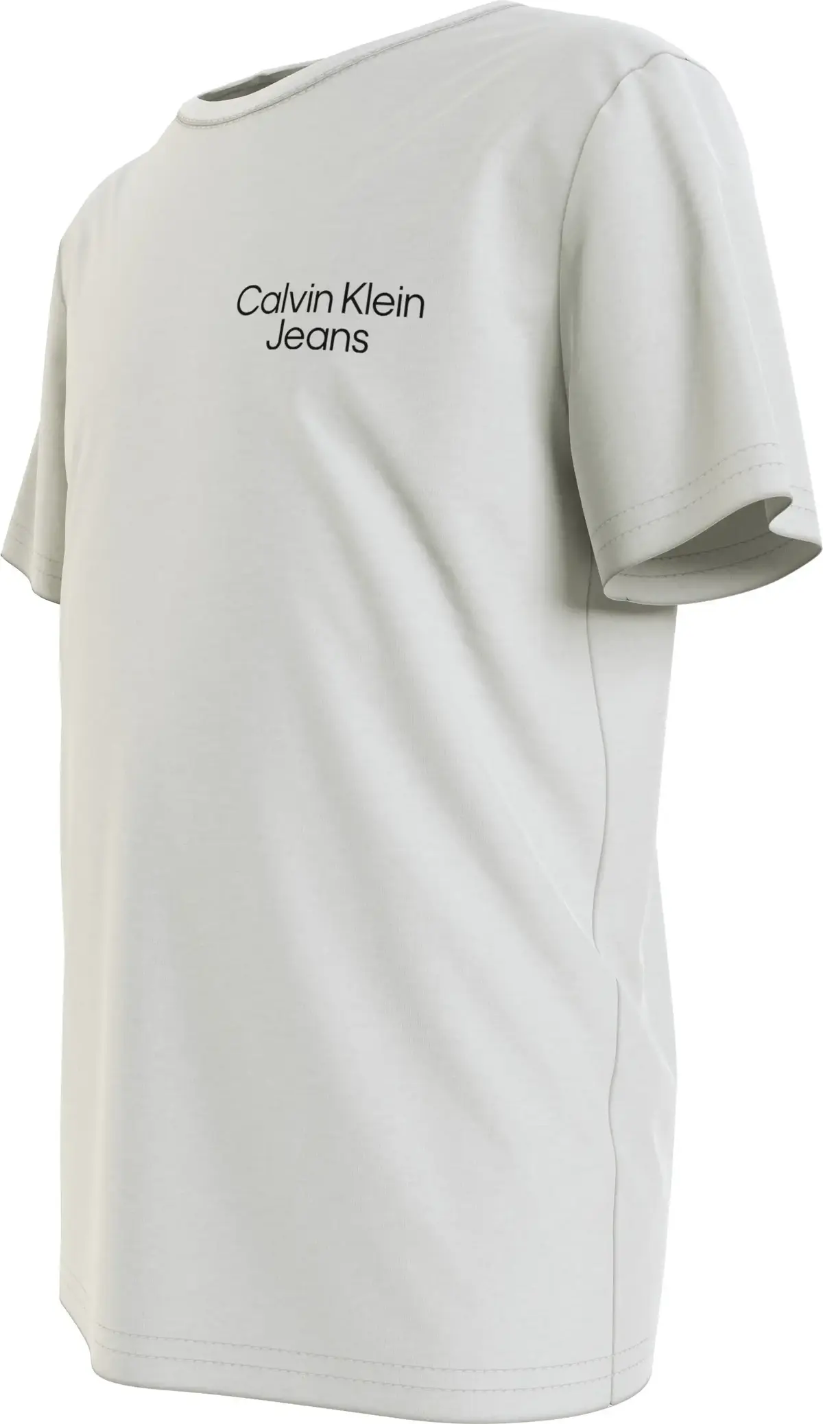 Calvin Klein CKJ STACK LOGO T-SHI Erkek Gri T-Shirt