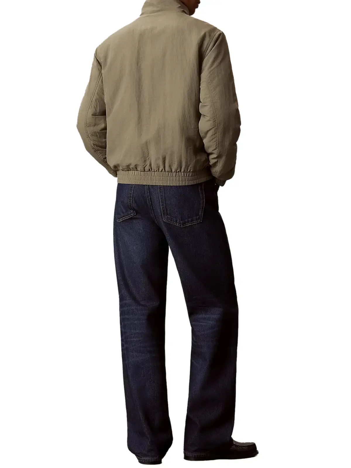 Calvin Klein LS PADDED NYLON HARR, LDY Haki Erkek Ceket