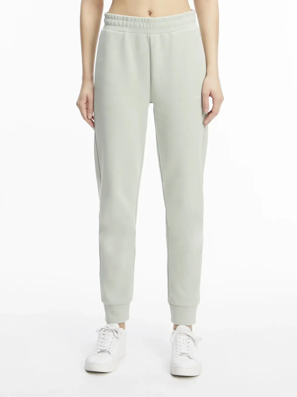 Calvin Klein MICRO LOGO ESS SLIM Kadın Krem Eşofman Altı