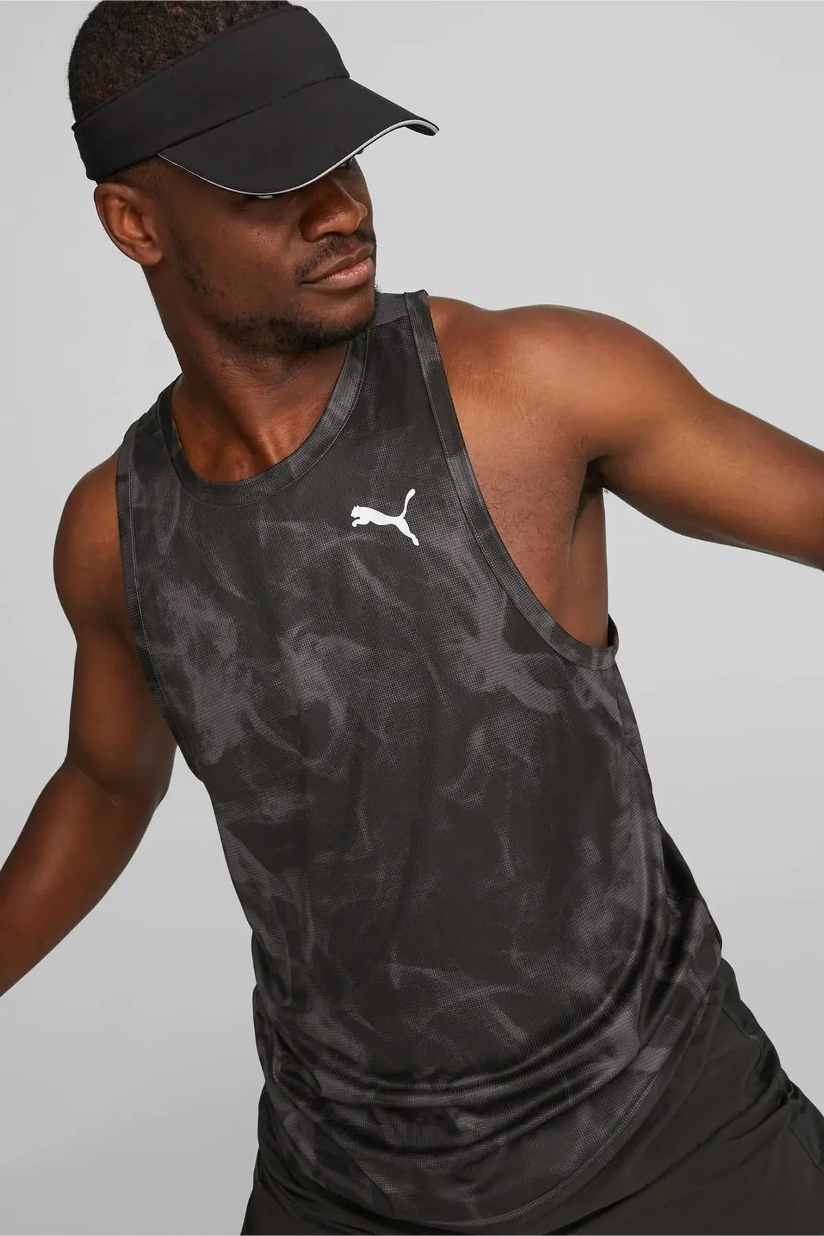 Puma Running Visor Cap Erkek Siyah Şapka