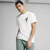 PUMA WARDROBE ESS Graphic Tee Beyaz Erkek T-Shirt