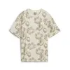Puma ESS+ CLASS ACT AOP Tee Kırık Beyaz Kadın T-Shirt