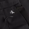 Calvin Klein SIDE RIB STRAIGHT MI Kadın Siyah Geniş Paça Pantolon