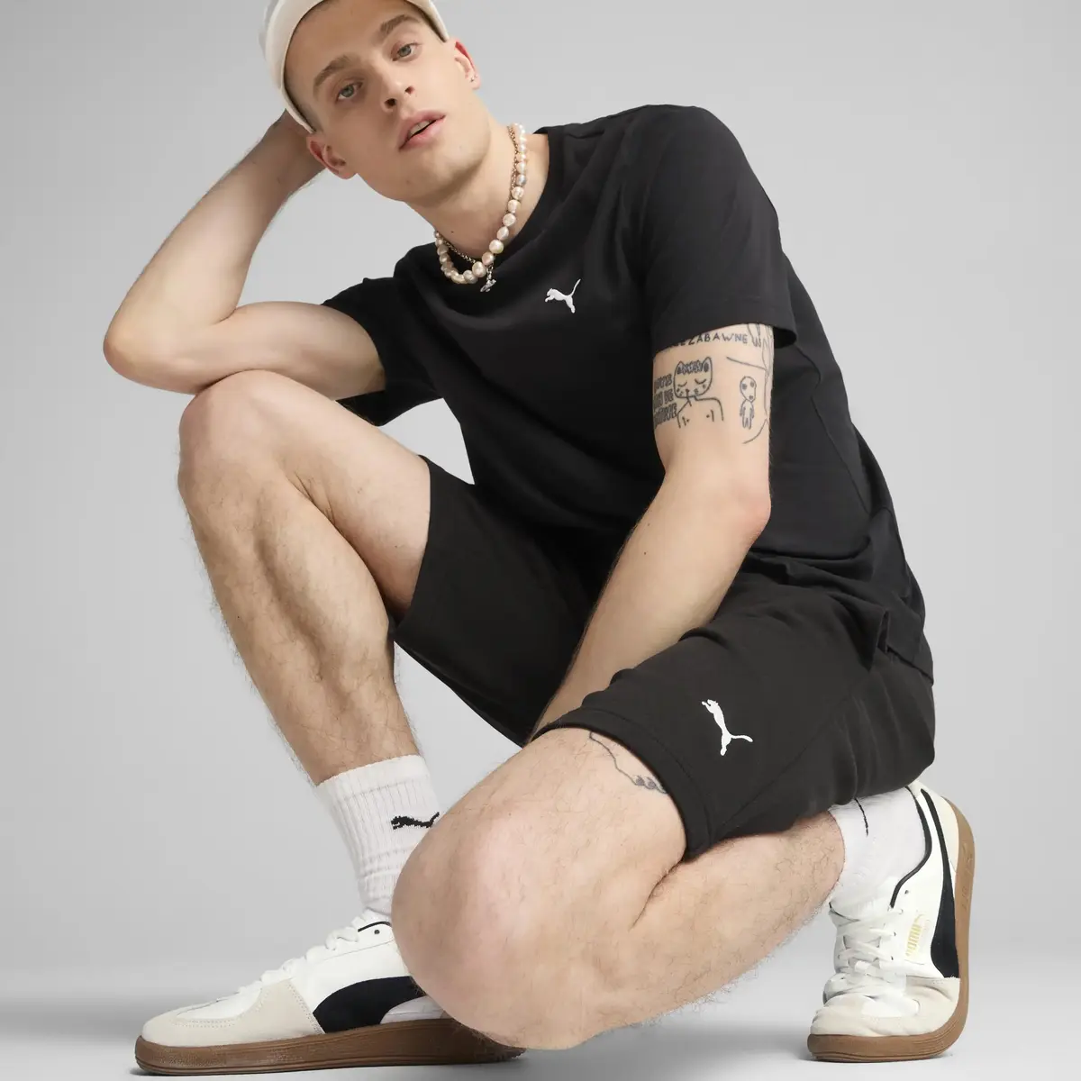 PUMA ESS Shorts Siyah Erkek Şort