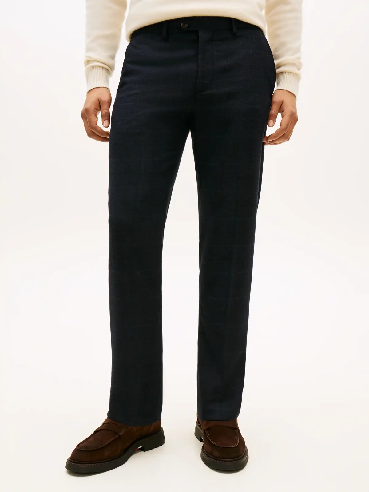 Tommy Hilfiger DC DENTON PATTERN BR, DW5 Siyah Erkek Kumaş Pantolon