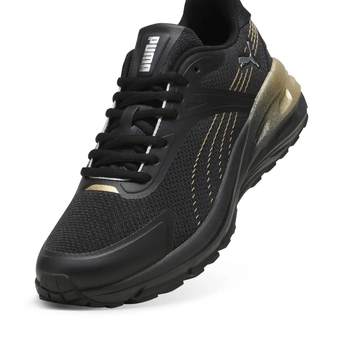 PUMA Hypnotic Metallic Shine Siyah Unisex Yürüyüş ve Koşu Ayakkabısı