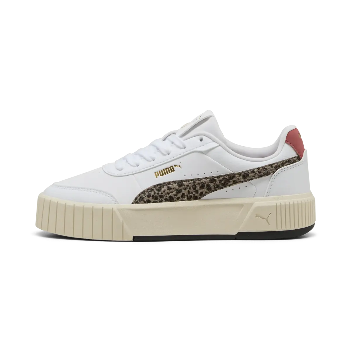 Puma Carina Mia Animal Flair Beyaz Kadın Spor Ayakkabı & Sneaker