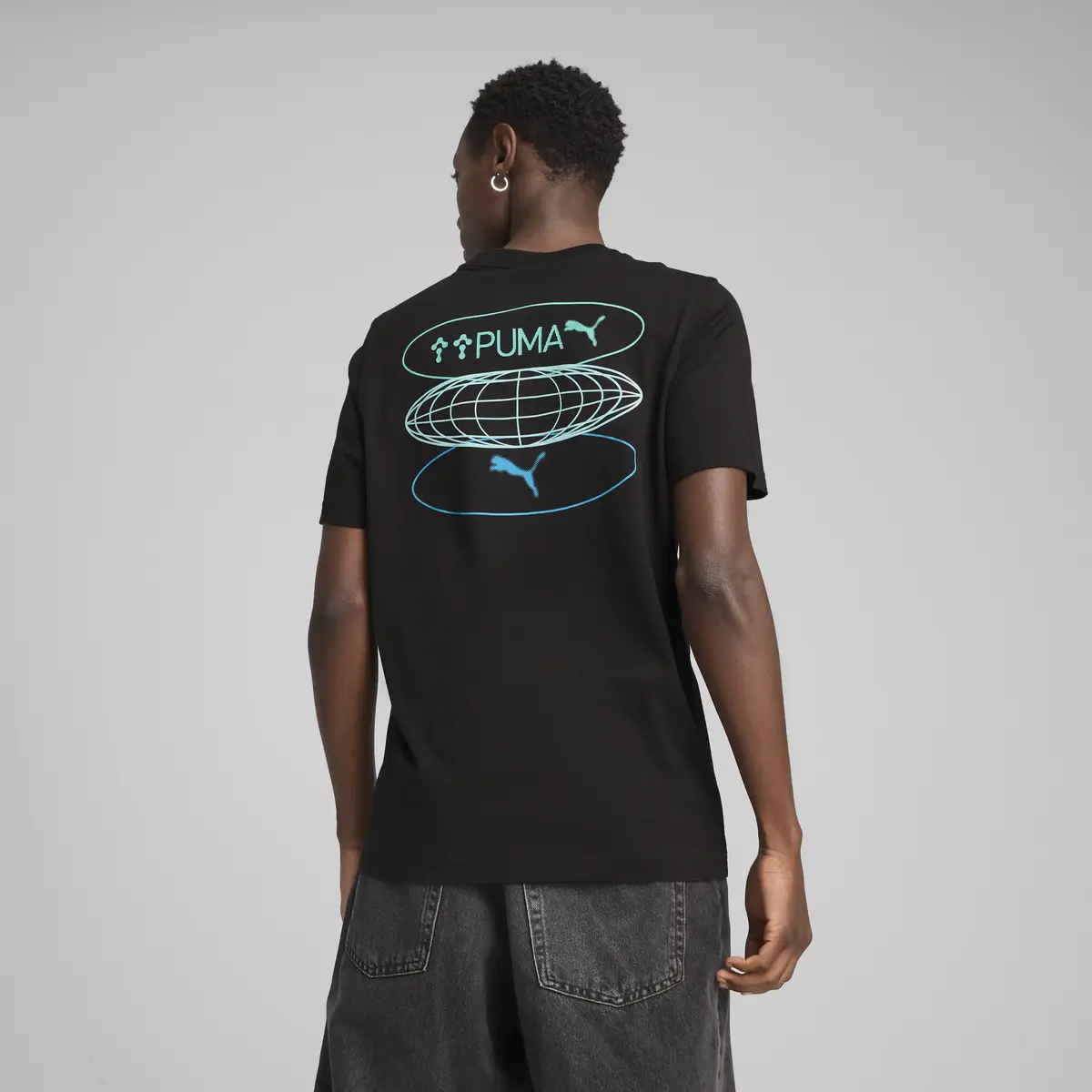 Puma GRAPHICS 3 Circles Tee Siyah Erkek T-Shirt & Polo