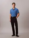 Calvin Klein SS COOLING PIQUE SNAP BTN POLO Mavi Erkek Polo T-Shirt