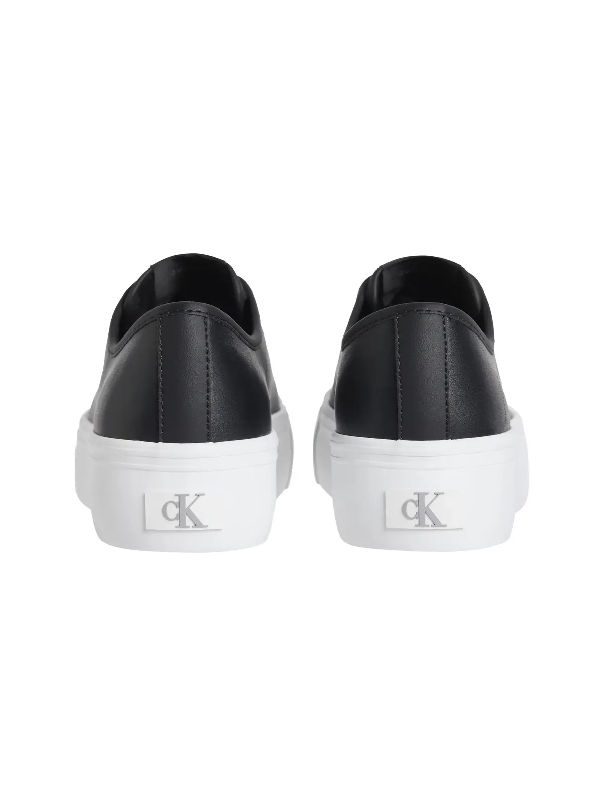 Calvin Klein VULC FLATF LACE UP LTH Kadın Siyah Günlük Spor Ayakkabı