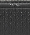 Calvin Klein EMBLEM AOP EMBOSSED LONG WALLET Siyah Kadın Çanta & Cüzdan