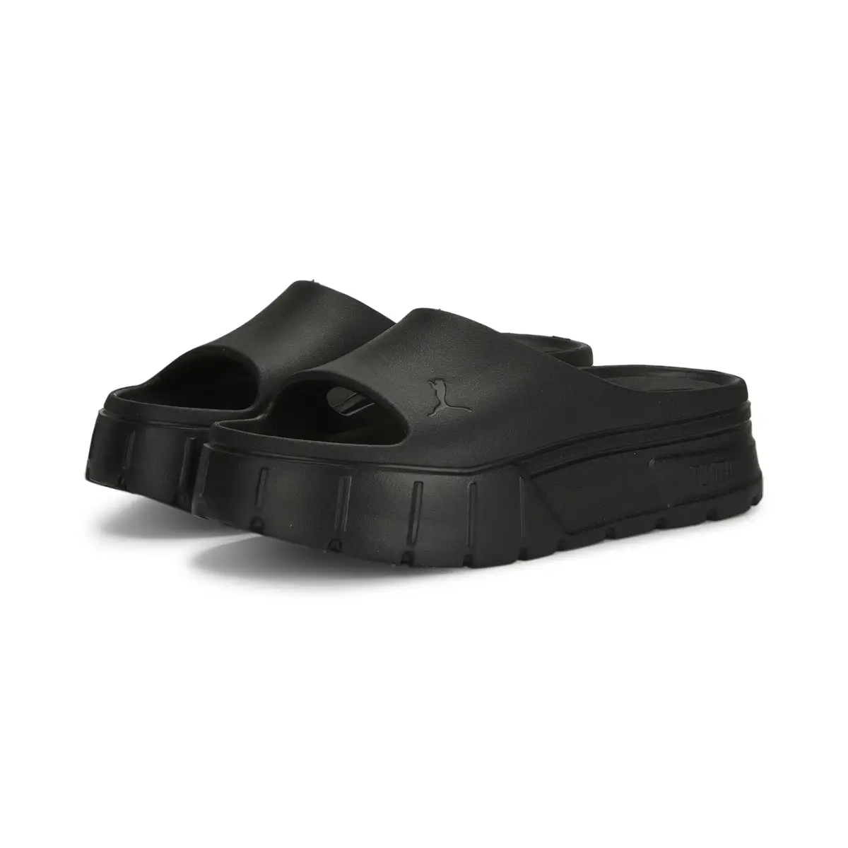 Puma Mayze Stack Injex Wns Siyah Kadın Sandalet