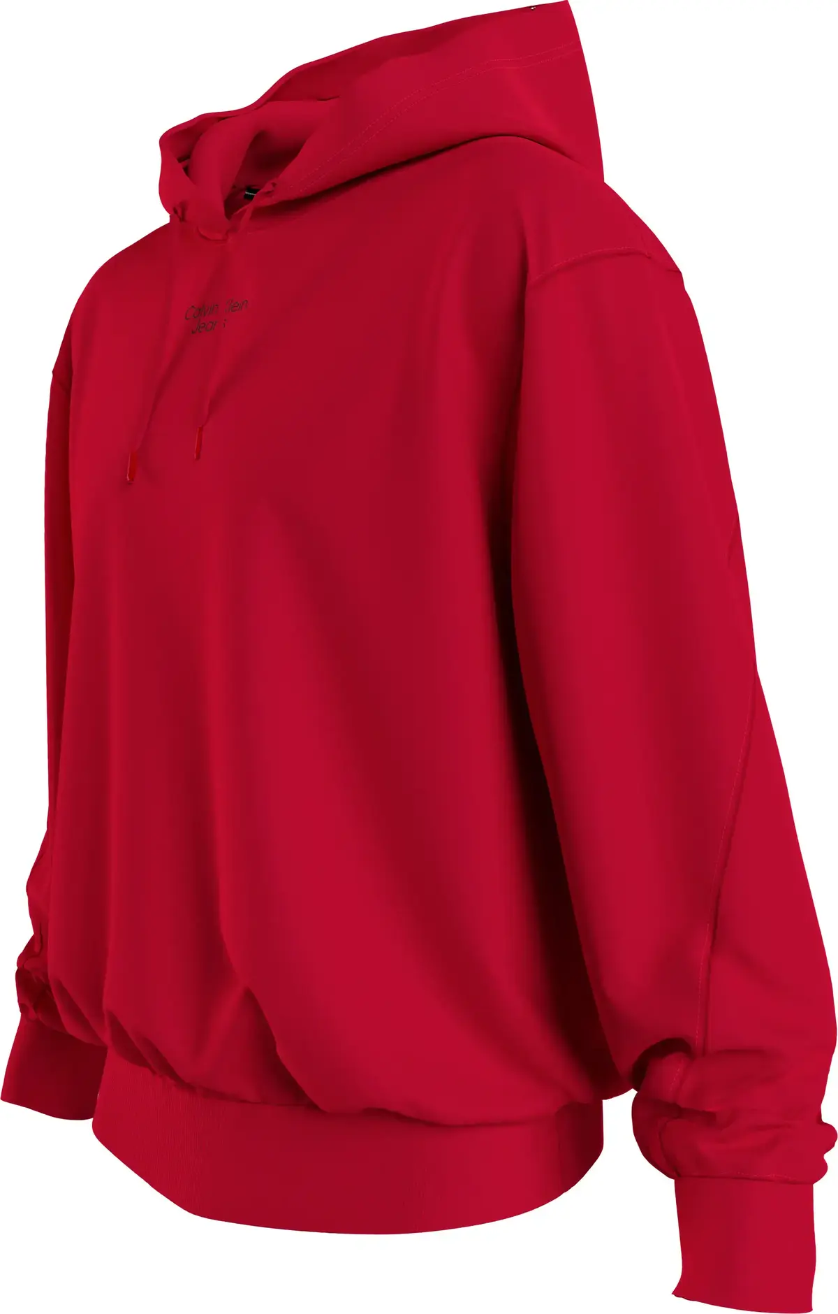 Calvin Klein STACKED LOGO HOODIE Erkek Kırmızı Hoodie