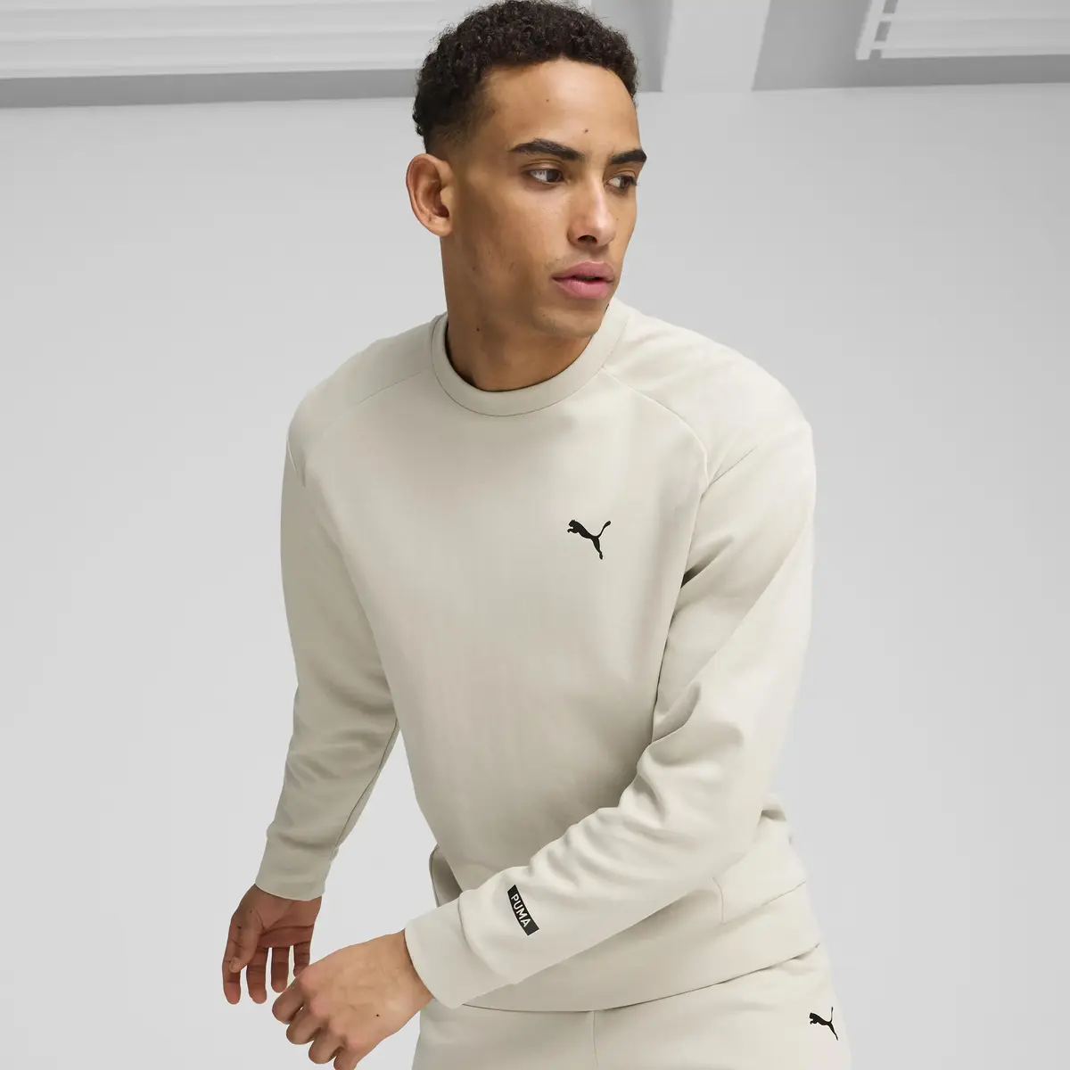 Puma RAD/CAL Crew Bej Erkek Sweatshirt