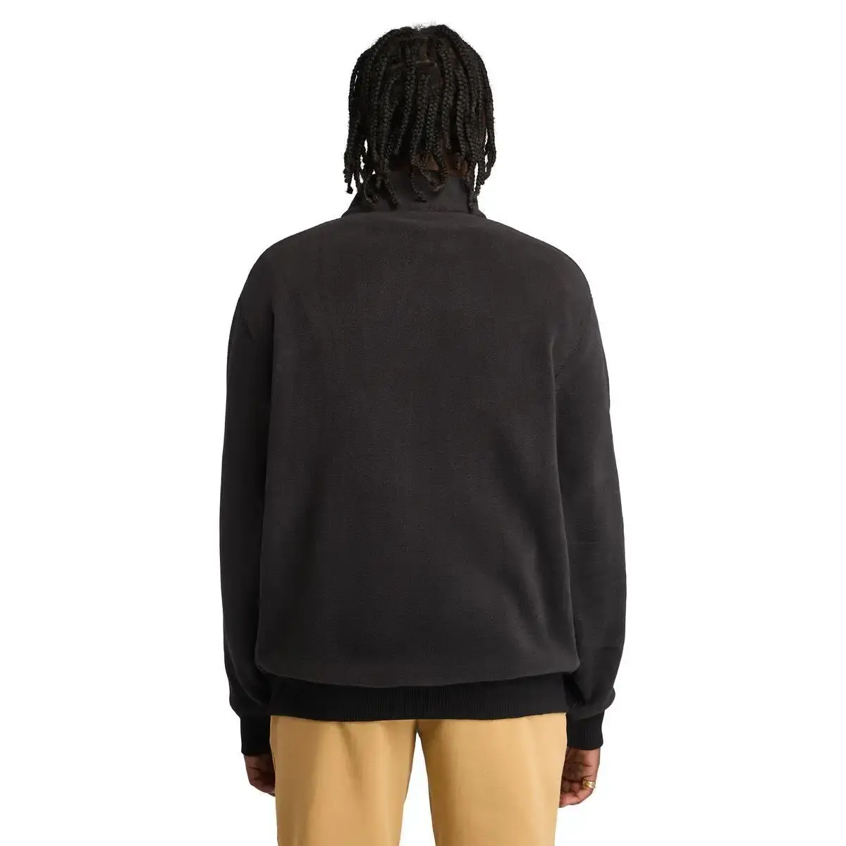 Timberland LINEAR LOGO 1/4 ZIP POLARTEC 200 FLEECE Siyah Erkek Sweatshirt