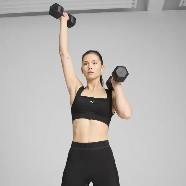 PUMA MOVE LACE BRA Siyah Kadın Spor Sütyeni