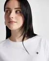 CONVERSE SPORTY TEE CONVERSE BLACK Beyaz Kadın T-Shirt