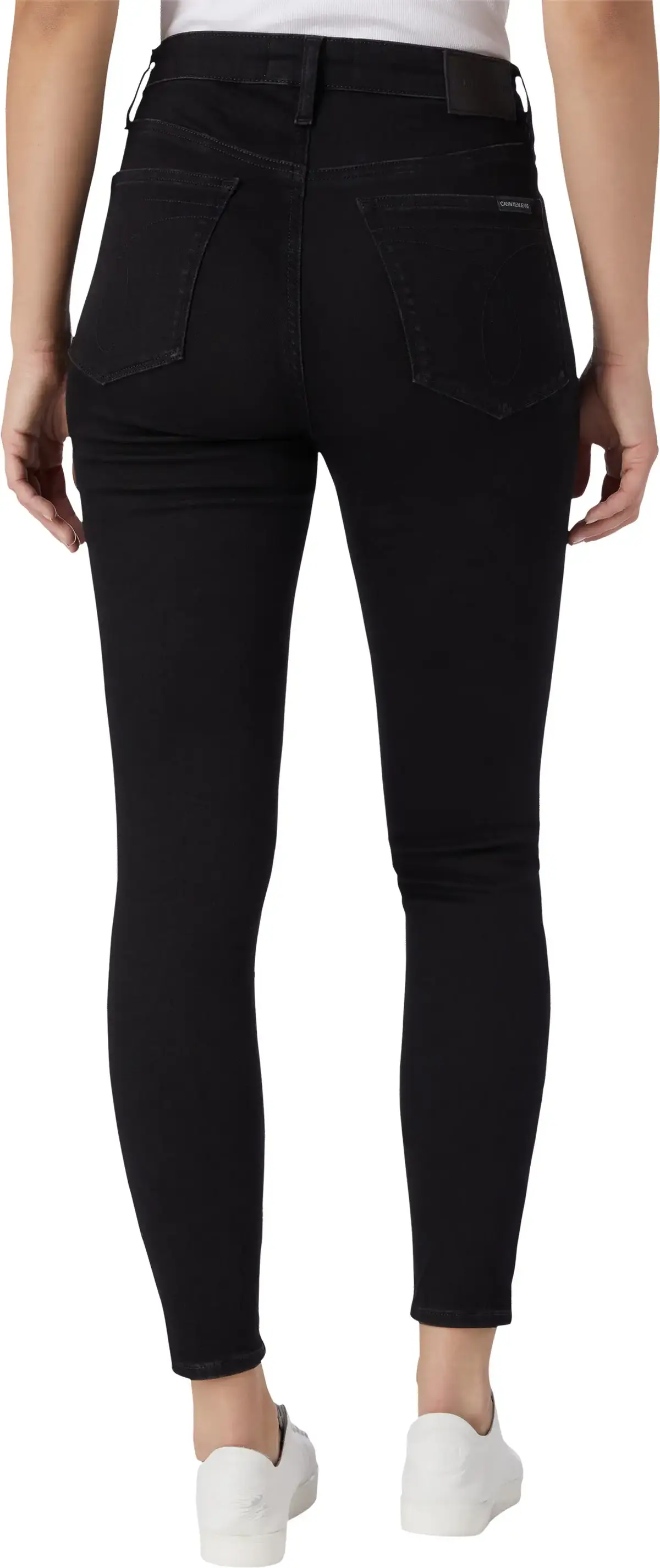 Calvin Klein HIGH RISE SUPER SKIN Kadın Antrasit Kot Pantolon