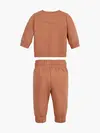 Calvin Klein MONOGRAM CN SWEATSHI Bebek Kahverengi Eşofman Takımı