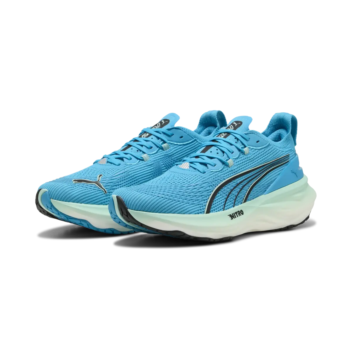Puma ForeverRun NITROTM2 Mavi Erkek Yürüyüş ve Koşu Ayakkabısı