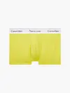 Calvin Klein TRUNK Erkek Sarı Boxer
