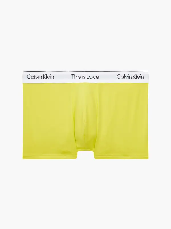 Calvin Klein TRUNK Erkek Sarı Boxer