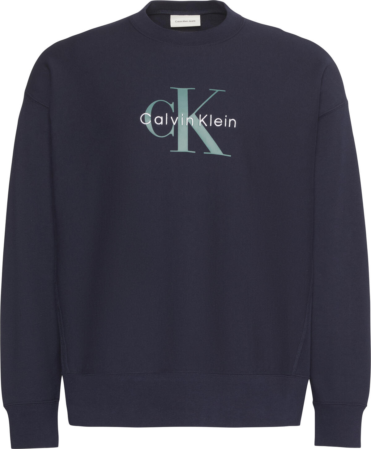 Calvin Klein LS EU 350TERRY MONOLOGO CN SWTSH Mavi Erkek Sweatshirt Calvin Klein LS EU 350TERRY MONOLOGO CN SWTSH Mavi Erkek Sweatshirt