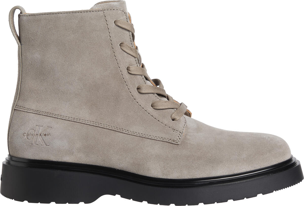Calvin Klein COMBAT ESS LACE UP ZIP BOOT SU Gri Erkek Bot Calvin Klein COMBAT ESS LACE UP ZIP BOOT SU Gri Erkek Bot