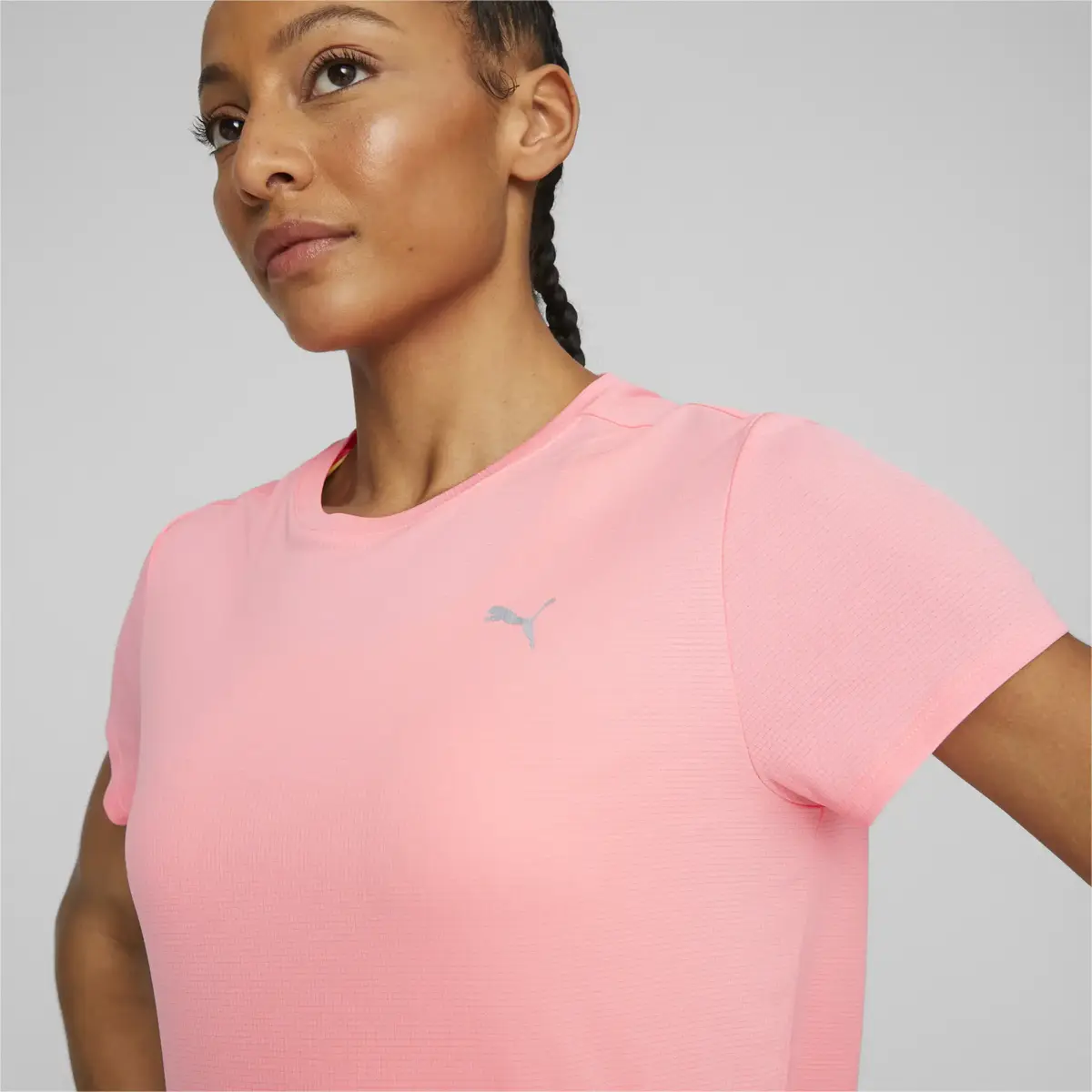 Puma RUN FAVORITE SS TEE W Pembe Kadın T-Shirt