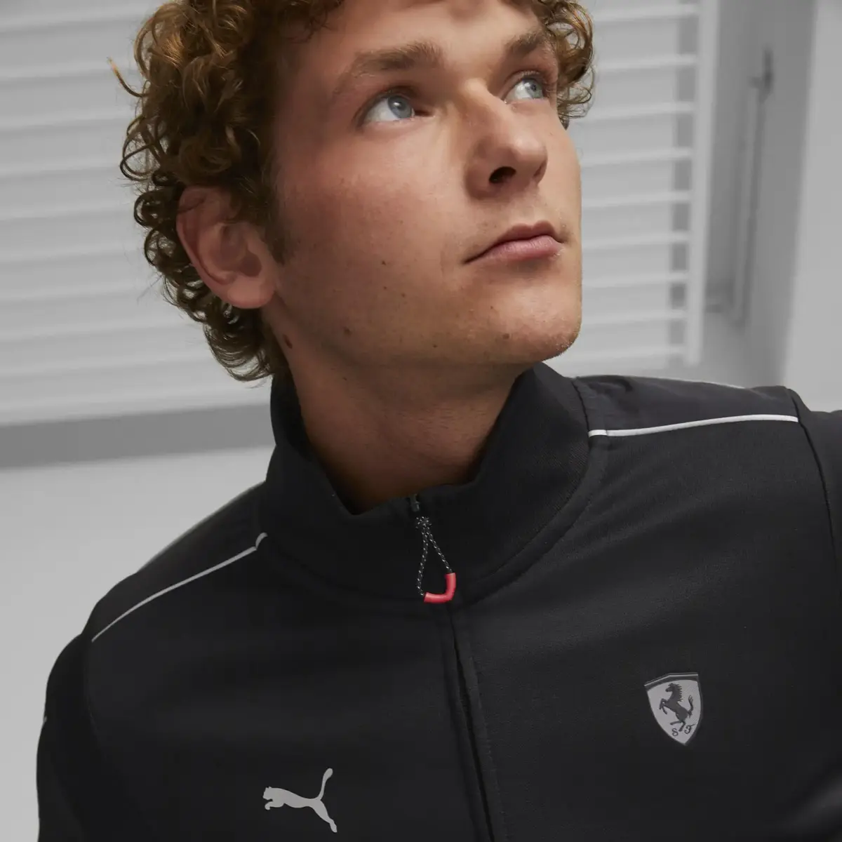 Puma Ferrari Style Mt7 Track Jkt Siyah Erkek Fermuarlı Sweatshirt