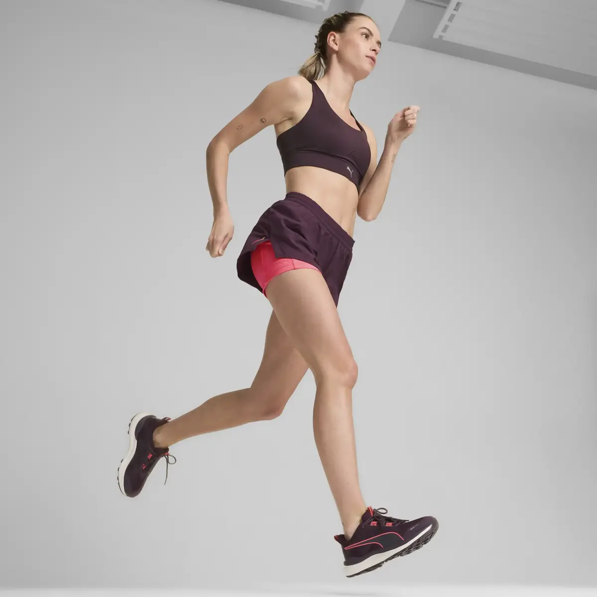 Puma Reflect Lite Trail Bordo Erkek Yürüyüş ve Koşu Ayakkabısı