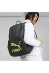 Puma Originals Urban Gold Logolu Siyah Sırt Çantası