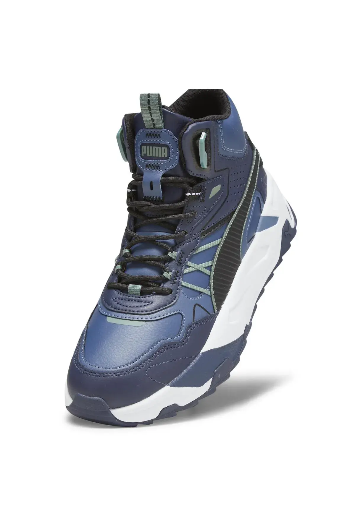 Puma Trinity Mid Hybrid L Mavi Erkek Günlük Spor Ayakkabı