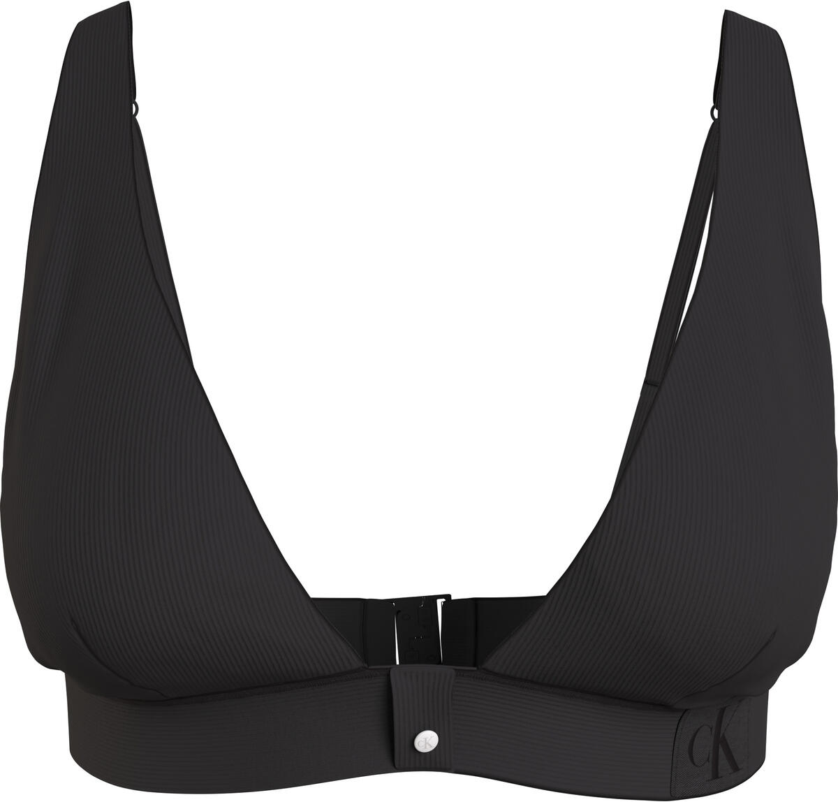 Calvin Klein TRIANGLE-RP Kadın Siyah Bikini Üstü