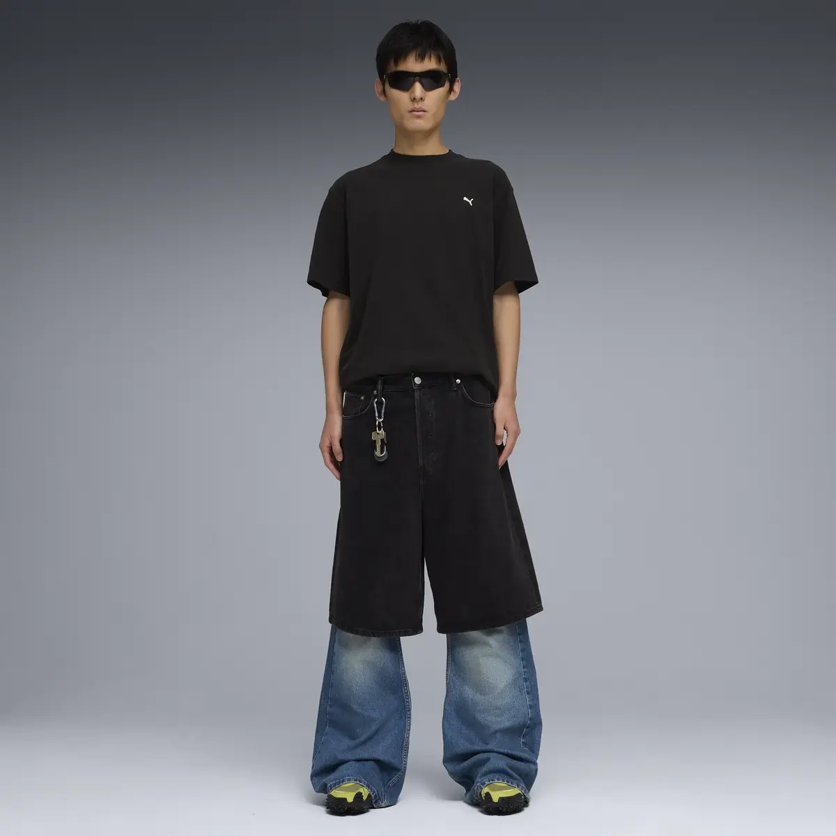 Puma SELECT Essentials Tee Siyah Erkek T-Shirt