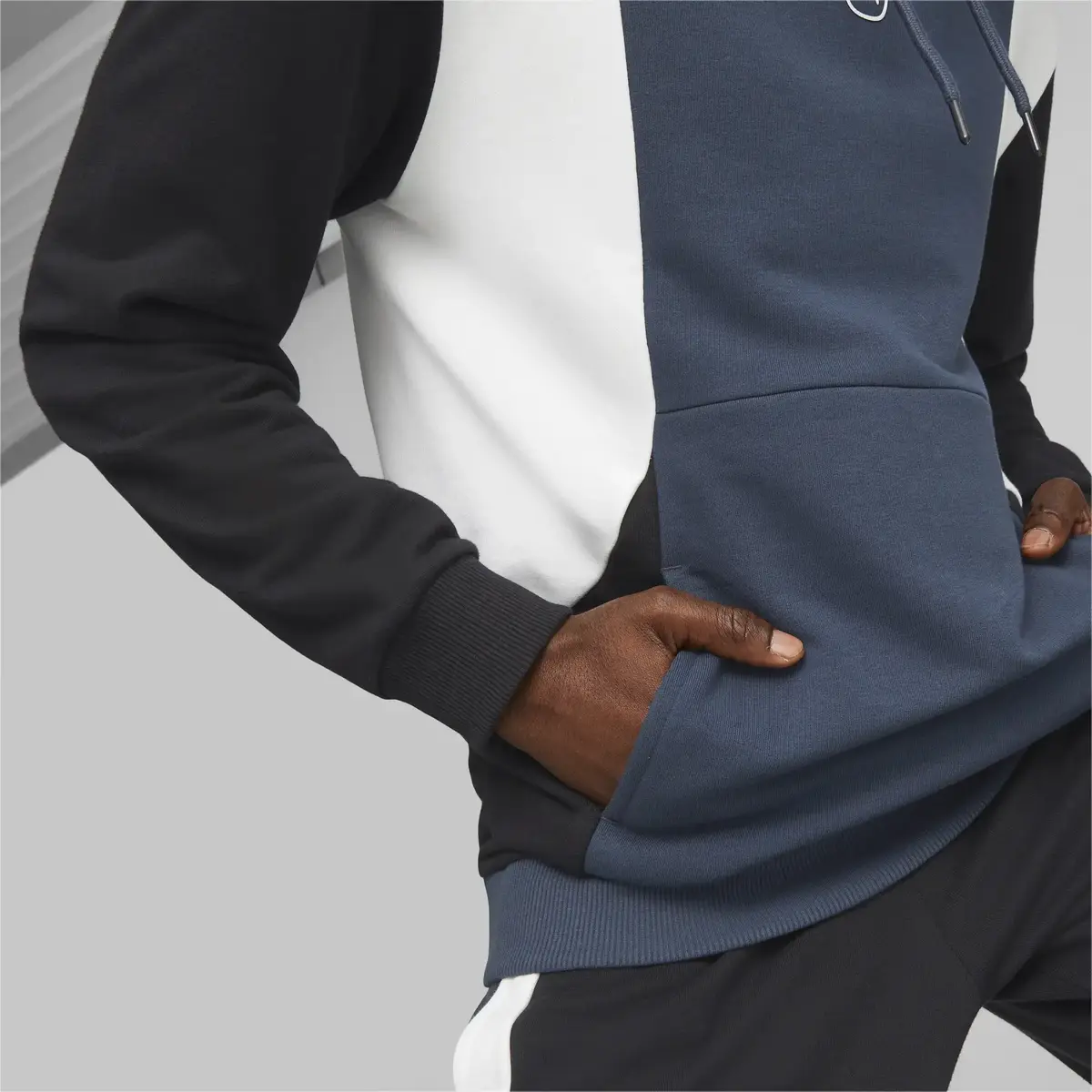 Puma King Top Hoody Puma Black-Dark Night Lacivert Erkek Sweatshirt